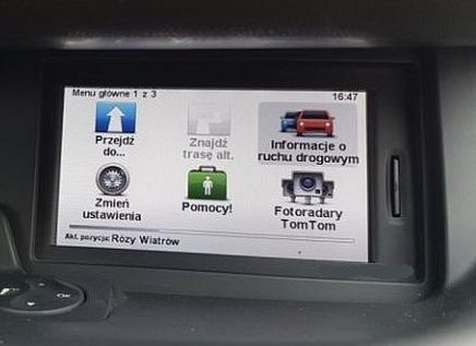 Renault Carminat TomTom Tłumaczenie nawigacji - Polskie menu